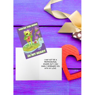 You're The Song In My Heart Holiday Card