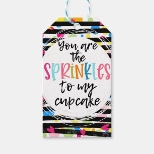 you're the sprinkles,  valentines day class gift tags