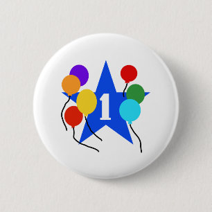 You're the Star 1st Birthday 6 Cm Round Badge