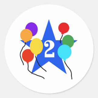 You're the Star 2nd Birthday Classic Round Sticker