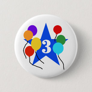 You're The Star 3rd Birthday  Tshirts and Gifts 6 Cm Round Badge