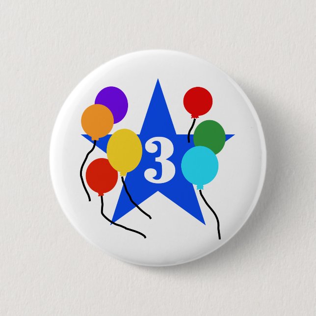 You're The Star 3rd Birthday  Tshirts and Gifts 6 Cm Round Badge (Front)