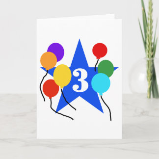 You're The Star 3rd Birthday Tshirts and Gifts Card