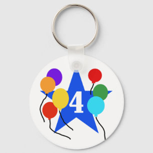 You're the Star 4th Birthday Tshirts and Gifts Key Ring
