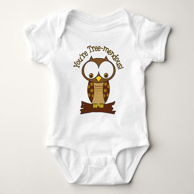 Youre Tree-mendous Baby Bodysuit (Front)