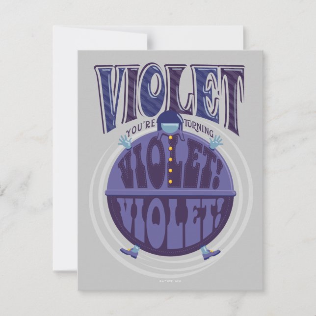 You're Turning Violet, Violet! Card (Front)