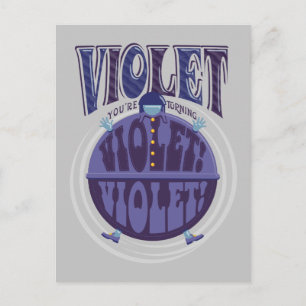 You're Turning Violet, Violet! Postcard