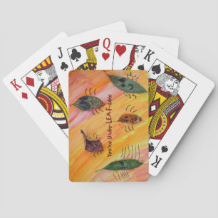 You're UnbeLEAFable - Kids Art for CHOC Playing Cards