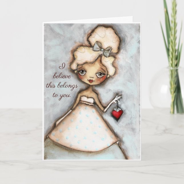 Yours - Customisable Valentine Holiday Card (Front)