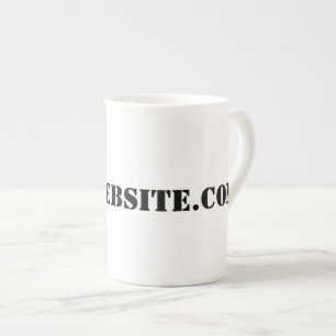 YourWebSite.com Bone China Mug