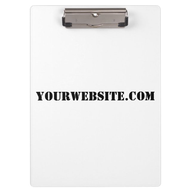 YourWebSite.com Clipboard (Front)