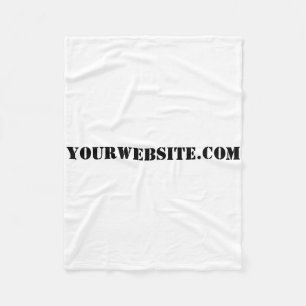 YourWebSite.com Fleece Blanket