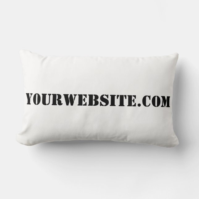 YourWebSite.com Lumbar Cushion (Front)