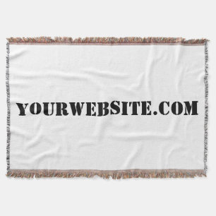 YourWebSite.com Throw Blanket