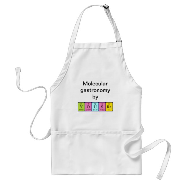Yousra periodic table name apron (Front)