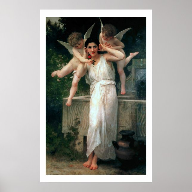 Youth 1893, William Adolphe Bouguereau Poster (Front)