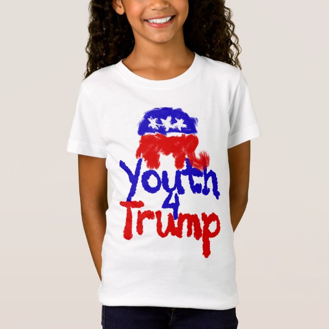Youth 4 Trump  T-Shirt (Front)