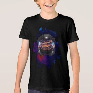Youth Astronaut Helmet Galaxy Space Graphic Tee