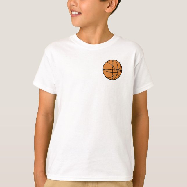 Youth Basketball Shooting Range Shirt (Front)