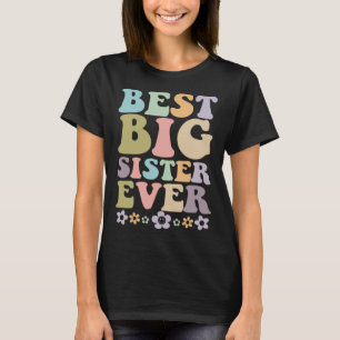 Youth Best Big Sister Ever girl s baby announcemen T-Shirt