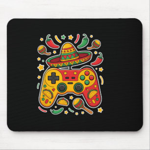 Youth Cinco De Mayo Gamer Shirt  Mouse Pad