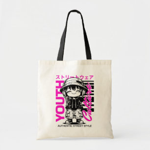 Youth Culture Anime Streetwear Tote Bag