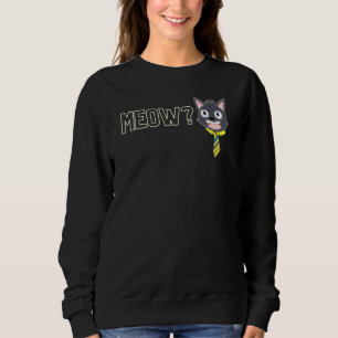 Youth Denis Business Cat Love Kitty Merch Sweatshirt