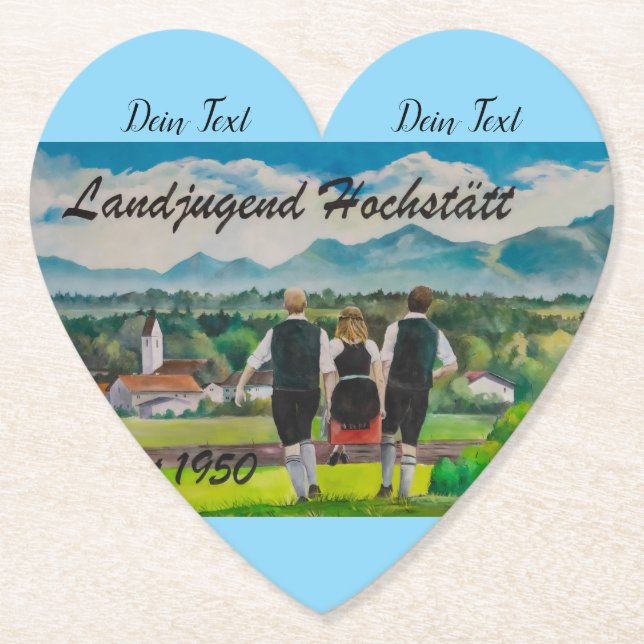 youth festival paper coaster (Front)