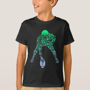 Youth Football Apparel Centre Player Coach Boys Fo T-Shirt
