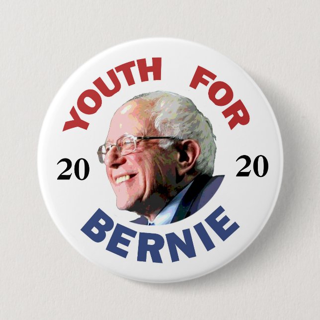Youth for Bernie 2020 7.5 Cm Round Badge (Front)