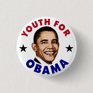 Youth For Obama Button