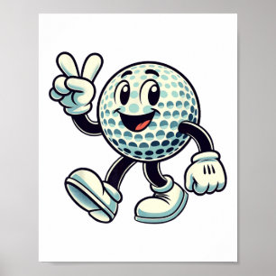 Youth Golf Player Boys Golf Funny Poster