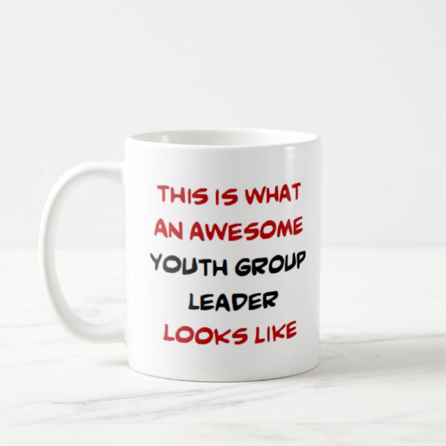 youth group leader, awesome coffee mug (Left)