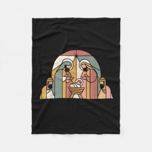 Youth Happy Birthday Jesus Christmas Christian Tod Fleece Blanket