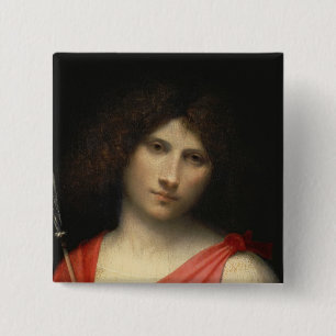 Youth holding an Arrow, 1505 15 Cm Square Badge