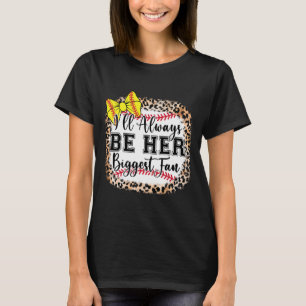 Youth I'll Always Be Her Biggest Fan Softll Bow Ca T-Shirt