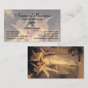 Youth (Jeunesse) by William Adolphe Bouguereau Business Card