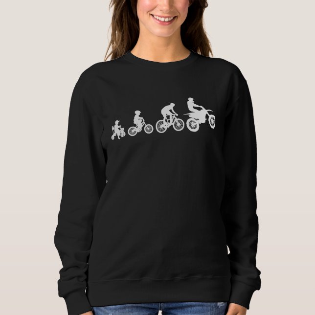 Youth Motocross For Boys  Dirt Bike Men Sweatshirt (Front)