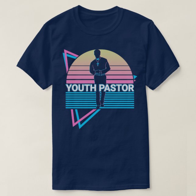 Youth Pastor Retro T-Shirt (Design Front)