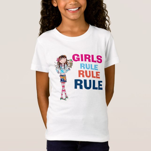 Youth Shirt/Girls Rule T-Shirt (Front)