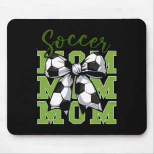 Youth Soccer Mum Coquette Bow Cute Sister Toddler  Mouse Pad