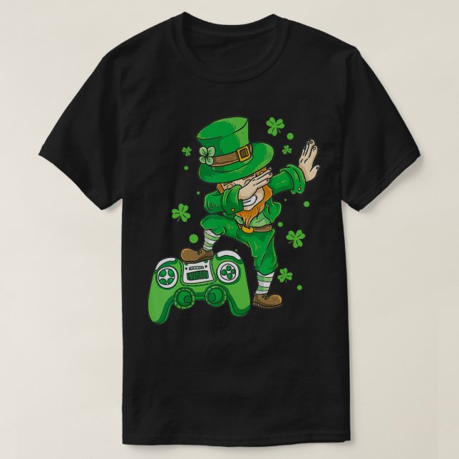 Youth St Patricks Day Funny Boys Kids  T-Shirt (Design Front)