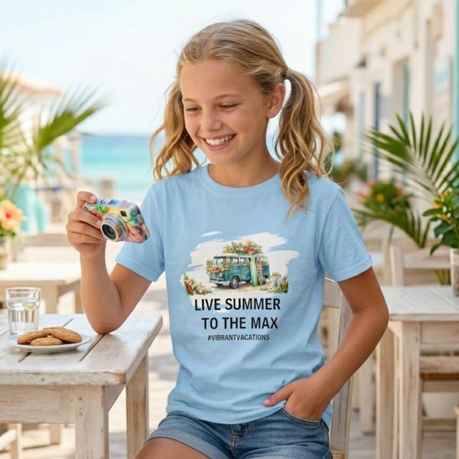 Youth Summer Customised Phrase Quote Shirt (Creator Uploaded)