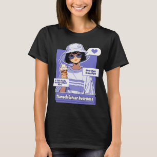 Youthful & Stylish Stomach Cancer Family Support T-Shirt