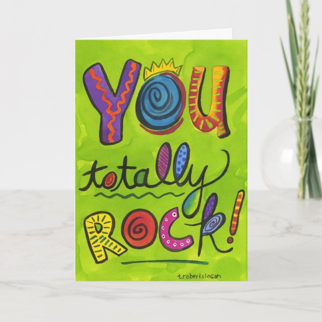 YouTotally Rock Card (Front)