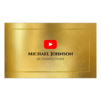 YOUTUBE Channel Advertisement QR Code GOLD