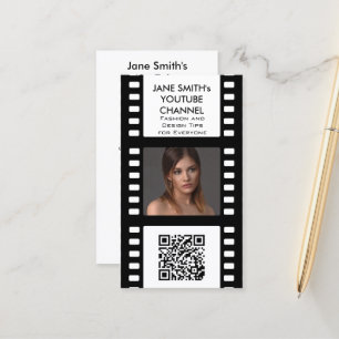 YouTube Channel Promotion Card - Film Motif