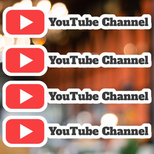Youtube Channel Sticker Custom Youtube Channel (Creator Uploaded)