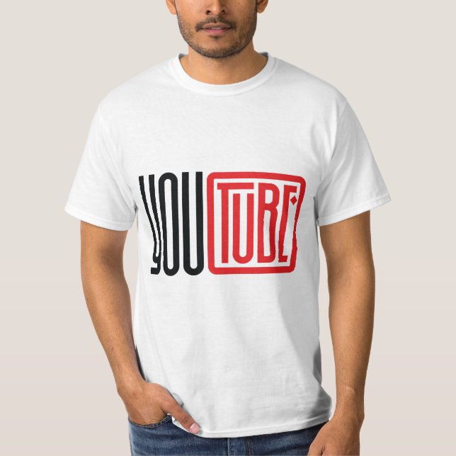 YouTube-Inspired Logo Design - Graphic Tee for Cre (Front)