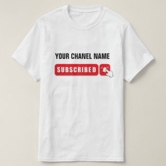 YouTube Subcribe man T-Shirts. T-Shirt
